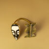 Tribal Twin Brass Statement Bangle