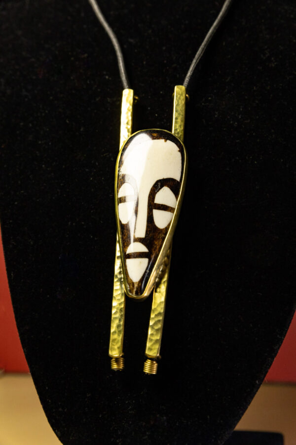 Turquoise Serenity Brass Choker - Image 3