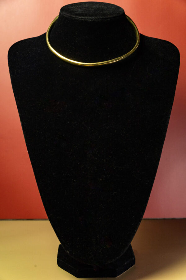 Sanaa Brass Collar Necklace