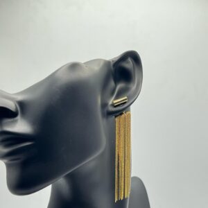 Golden Cascade Earrings