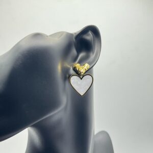 Golden Heartbeat Earrings